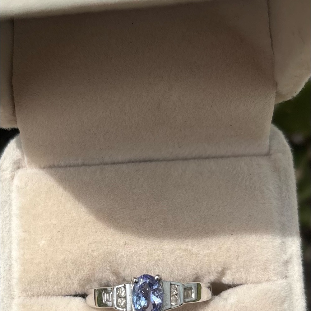 Diamond Tanzanite 14K Gold Ring